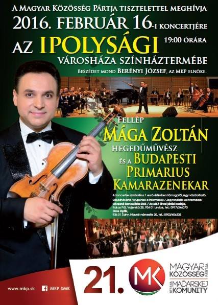 Mága Zoltán koncertje Ipolyságon