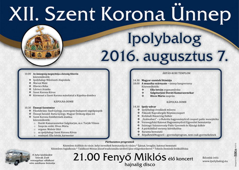 XII. Szent Korona Ünnep, Ipolybalog