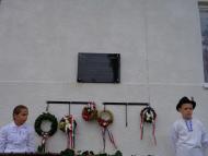 Emléktáblát avattak Bajtán Drozdy Győző tiszteletére