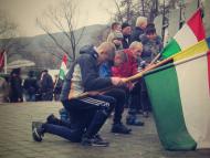 A sztálinizmus áldozataira emlékeztek a szolyvai emlékparkban