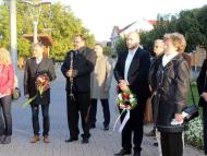 A párkányiak a kopjafánál emlékeztek a szabadságharc mártírjaira