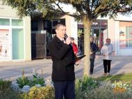 A párkányiak a kopjafánál emlékeztek a szabadságharc mártírjaira