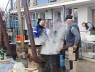 Polgármesteri disznótor Szencen