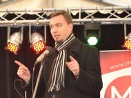 Fergeteges kampányrendezvény Királyhelmecen