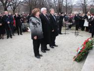 Emlékezés a pozsonyi Petőfi-szobornál