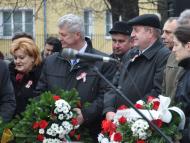 Emlékezés a pozsonyi Petőfi-szobornál