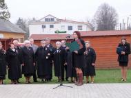 Az 1848/49-es forradalom és szabadságharc tiszteletére rendezett ünnepség Perbetén