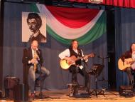 Az 1848/49-es forradalom és szabadságharc tiszteletére rendezett ünnepség Perbetén