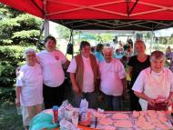 Falunapi lángos sütés Szilason