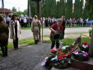 Emlékezés Csatán a világháborúk áldozataira