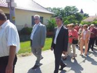 Szűz Mária Körmenet és Szent Orbán szobrának koszorúzása Köbölkúton