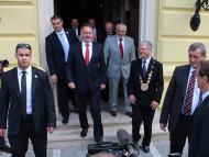 Szlovákia köztársasági elnöke a Komáromi járásban