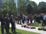 Dunaszerdahelyen a Mártír-emlékműnél emlékeztek