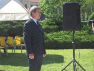 Dunaszerdahelyen a Mártír-emlékműnél emlékeztek