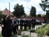 A II. világháború befejeződésének 70. évfordulójára emlékeztek Nagycétényben