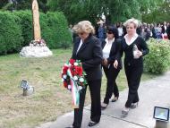 A II. világháború befejeződésének 70. évfordulójára emlékeztek Nagycétényben