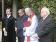 Fejet hajtunk a háború áldozatainak emléke előtt Szepsiben