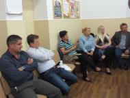 A járási elnökség és a helyi szervezetek elnökeinek találkozója Komáromban