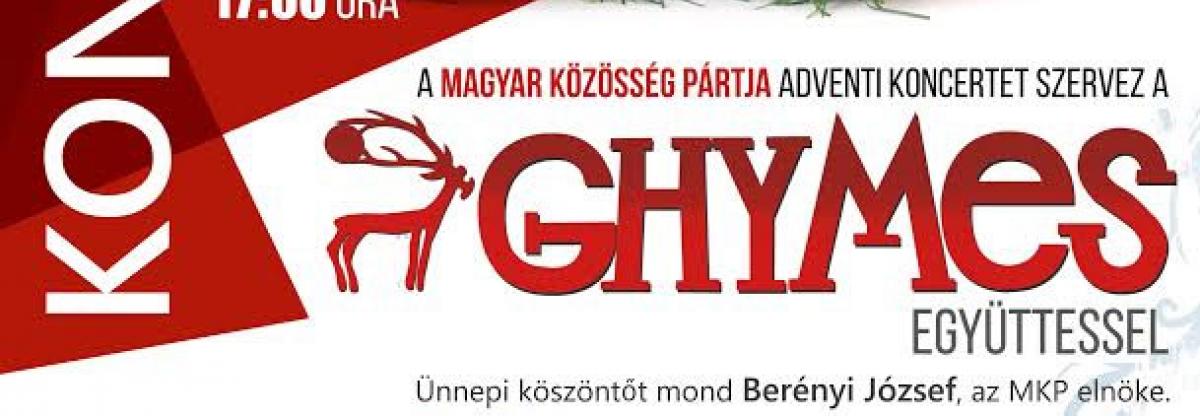 Adventi koncert a Ghymessel