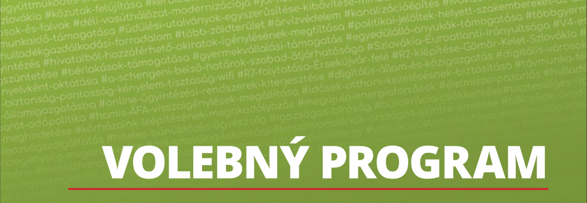 Volebny program 2020 Volebny program 2020